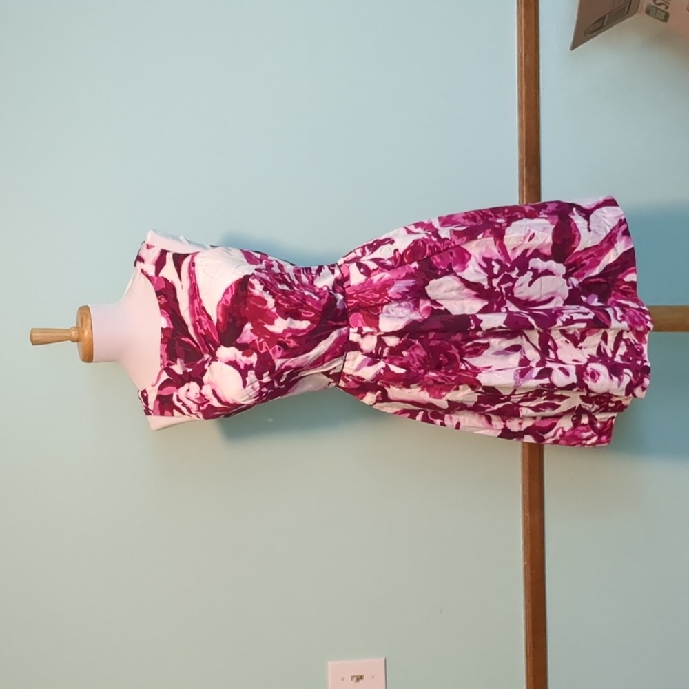 Speechless Pink Flower Tea Dress - Sz 5